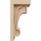 Ekena Millwork 6"W x 6"D x 12"H Wide Alma Rough Cedar Woodgrain TimberThane Corbel, Primed Tan CORUR06X06X12ALMRCPR - alternate 2